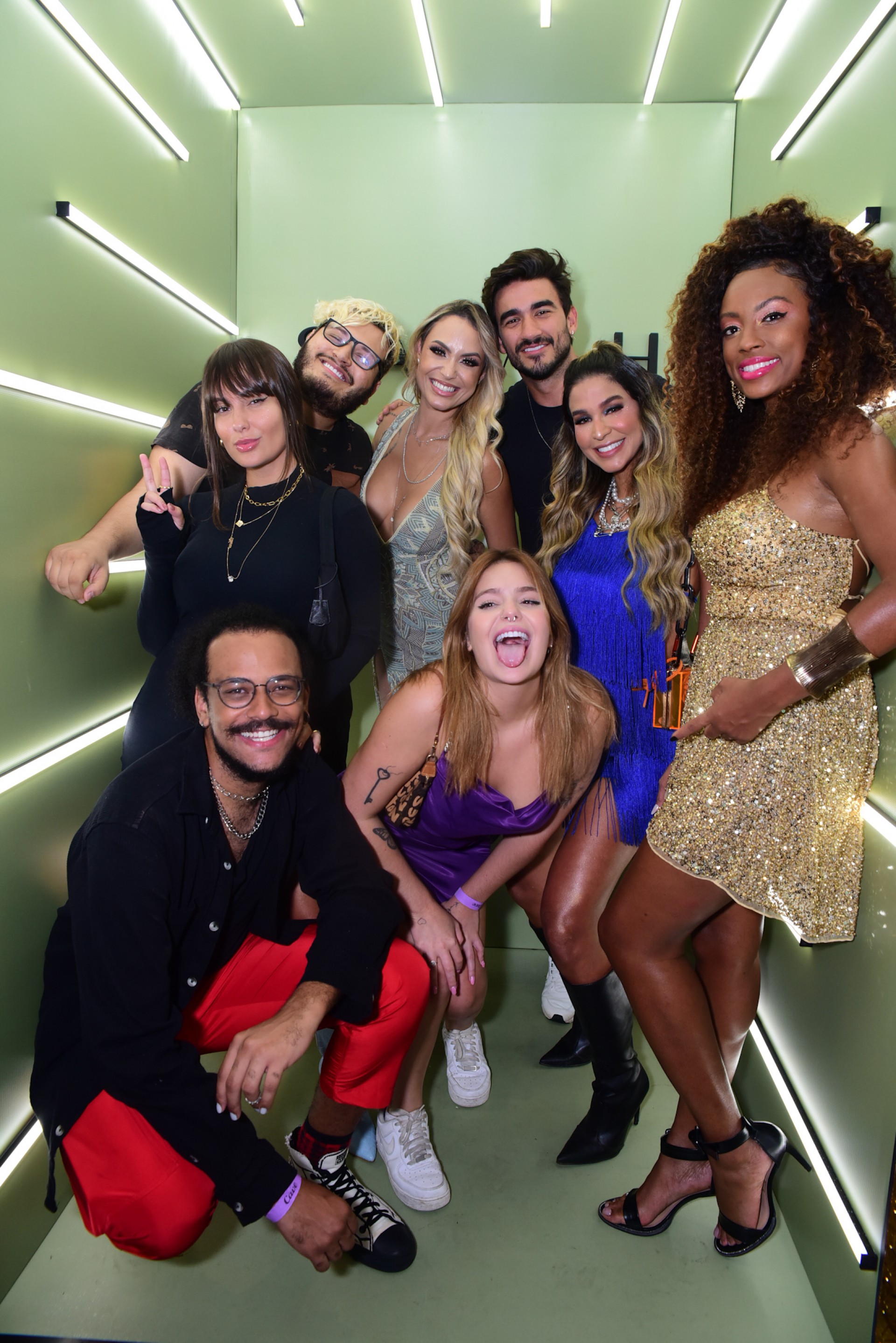 João Luiz, Thais, Victor Hugo, Sarah, Gui Napolitano, Kerline, Lumena e Viih Tube - Leo Franco / Ag. News