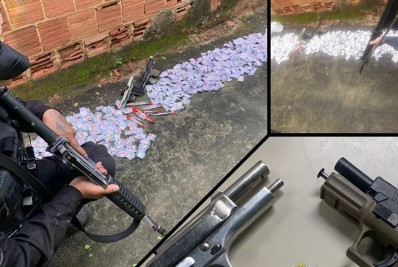 Confronto em Meriti termina com criminoso baleado e drogas apreendidas