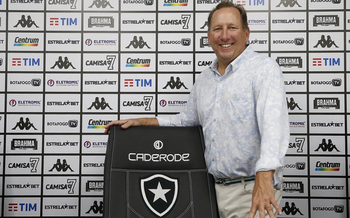 John Textor assinar&aacute; a compra de 90% do Botafogo nas pr&oacute;ximas semanas - Vitor Silva/Botafogo