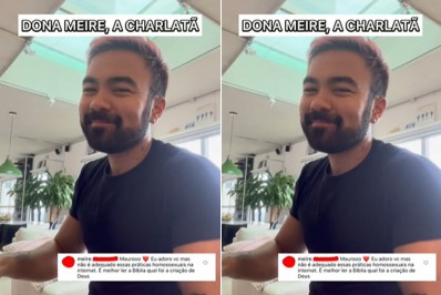 Vídeo! Filho de Mauricio de Sousa rebate seguidora homofóbica com canção