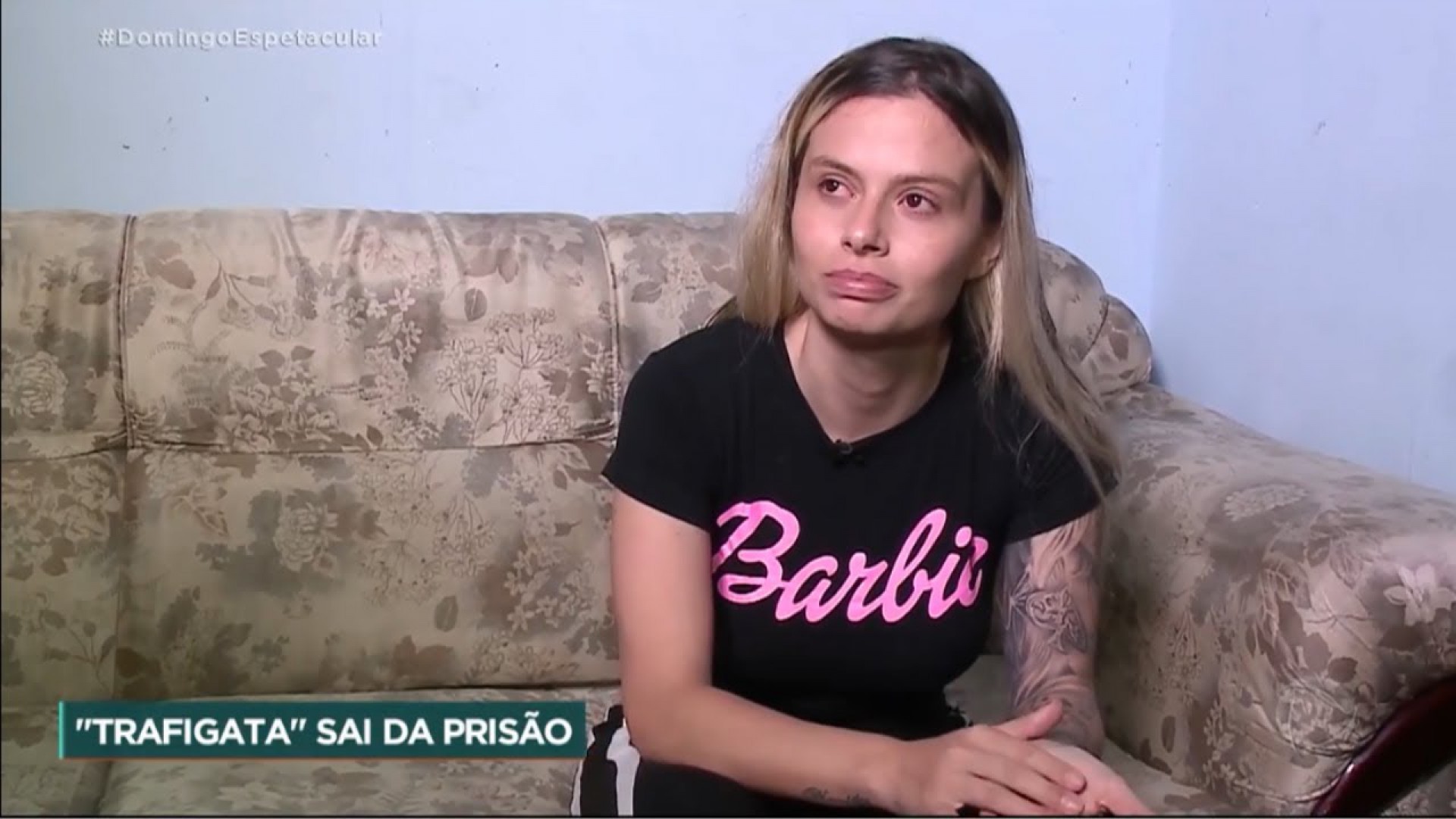 'Trafigata' passou 40 dias na prisão após a morte do marido, chefe de uma quadrilha no Paraná - Reprodução