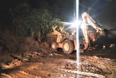 Chuva provoca deslizamentos de barreiras em Valença