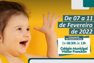 Educação abre inscrições para as creches da Rede Municipal de Ensino