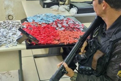 PM apreende drogas e pistola em ação com criminoso morto no bairro Piam, em Belford Roxo