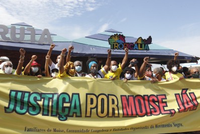 Manifestantes farão novo ato em memória de Moïse nesta terça