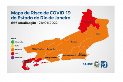 Guapimirim vai para classificação vermelha no mapa de risco de Covid-19 do RJ