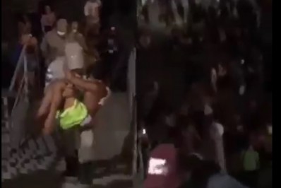 Corpo de bombeiros resgata adolescente que viajava em cima de trem na Zona Oeste