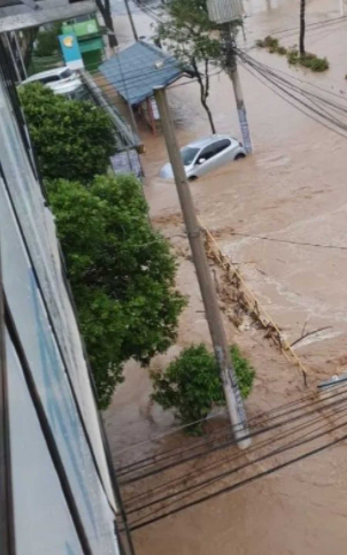 Forte chuva em VR na tarde desta segunda-feira, dia 07 - Reprodu&ccedil;&atilde;o/ Redes Sociais