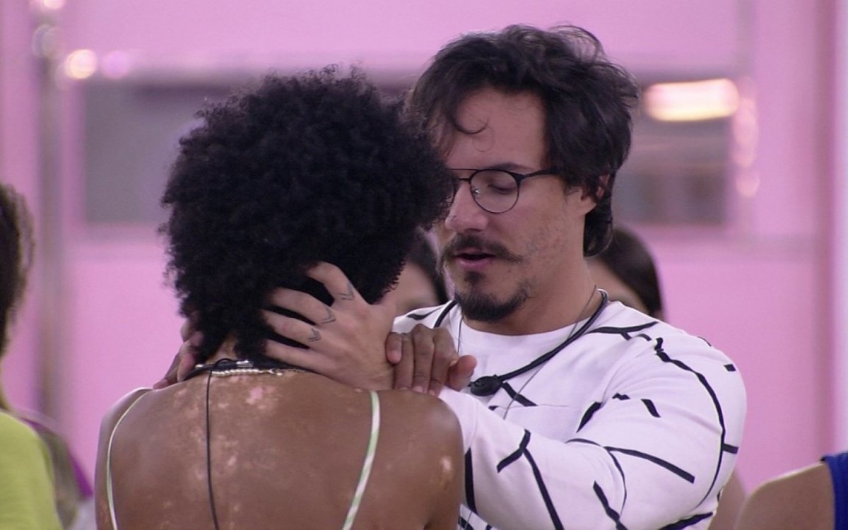 Eliezer e Nat&aacute;lia durante a &uacute;ltima elimina&ccedil;&atilde;o
