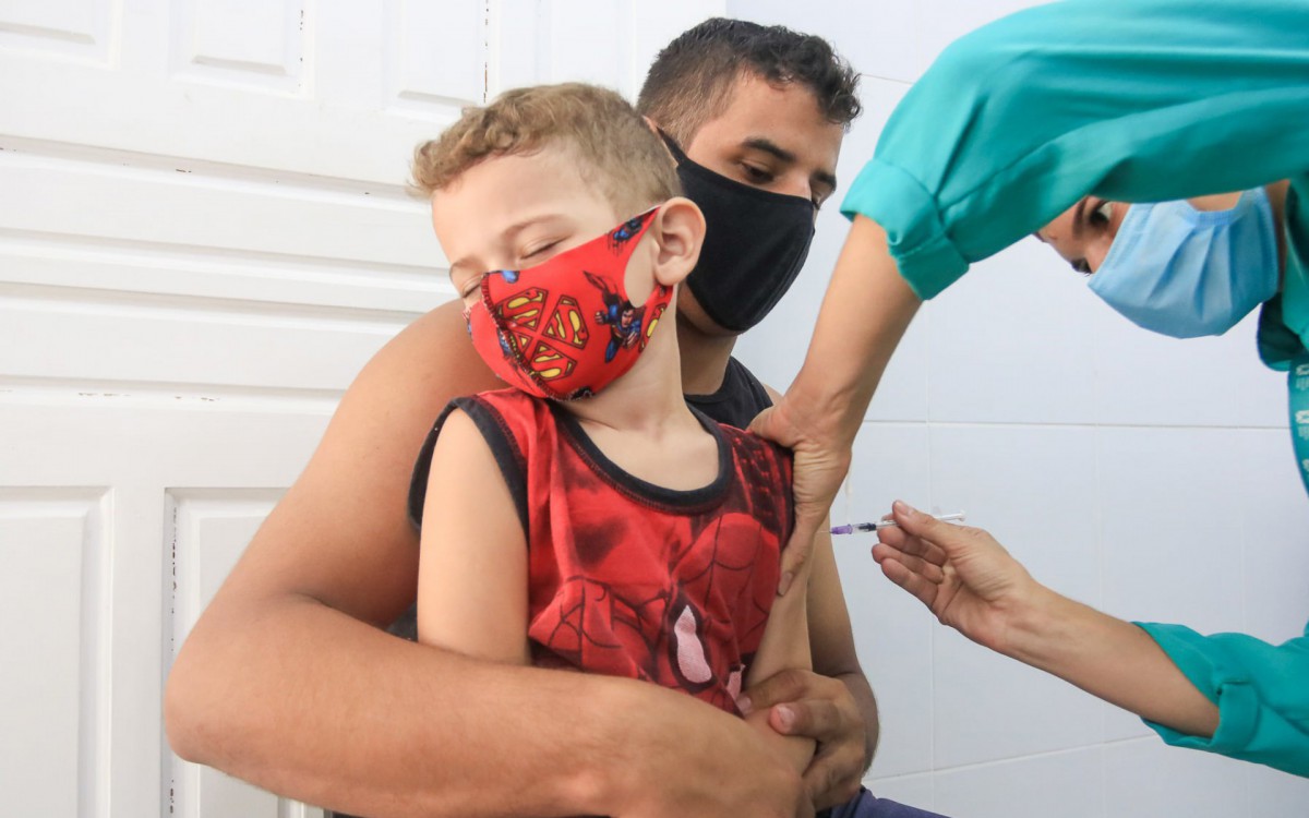 Dia D vacinou crian&ccedil;as de Saquarema de 5 a 11 anos de idade.