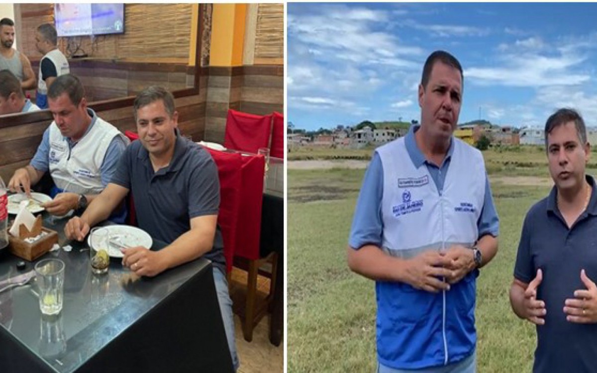 Pause para o almoço no jardim e depois visita ao campo do Piaba