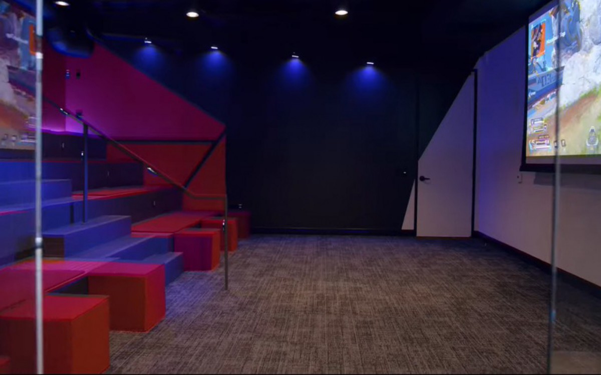 Sala de cinema do CT da TSM