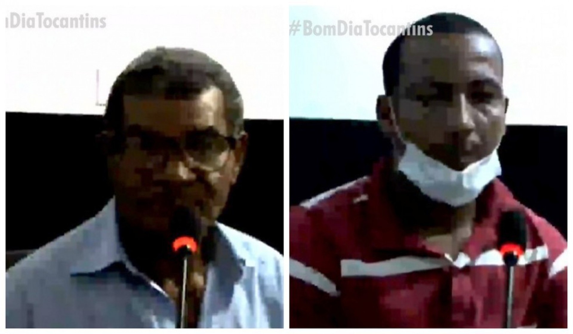 Depoimentos de pai e o filho, Edson Marinho, na delegacia de Miracema