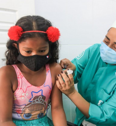 Com o DIA D, munic&iacute;pio atingiu a  marca de 40% das crian&ccedil;as vacinadas - Divulga&ccedil;&atilde;o
