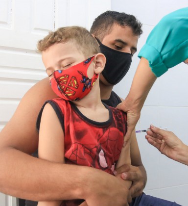 Dia D vacinou crian&ccedil;as de Saquarema de 5 a 11 anos de idade. - Divulga&ccedil;&atilde;o