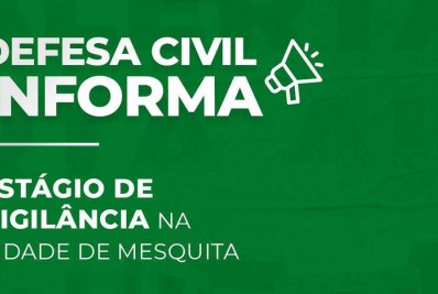 Mesquita entra em estágio de vigilância devido às chuvas intensas