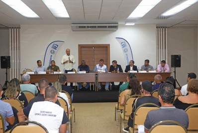 Búzios recebeu o Fórum Estadual do Esporte com participação e recebimento de kits de material esportivo