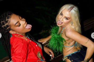 Ludmilla e Luisa Sonza rebolam muito em festa no Rio