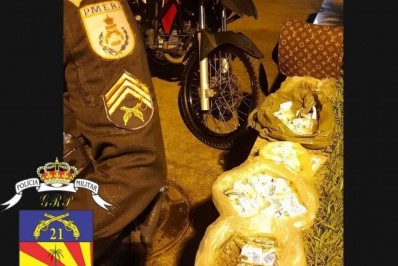 Homem é preso em Meriti com moto roubada e drogas