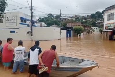 Após fortes chuvas cidades do noroeste fluminense sofrem com enchentes