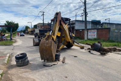 Operação da Polícia Militar na Reta Velha em Itaboraí
