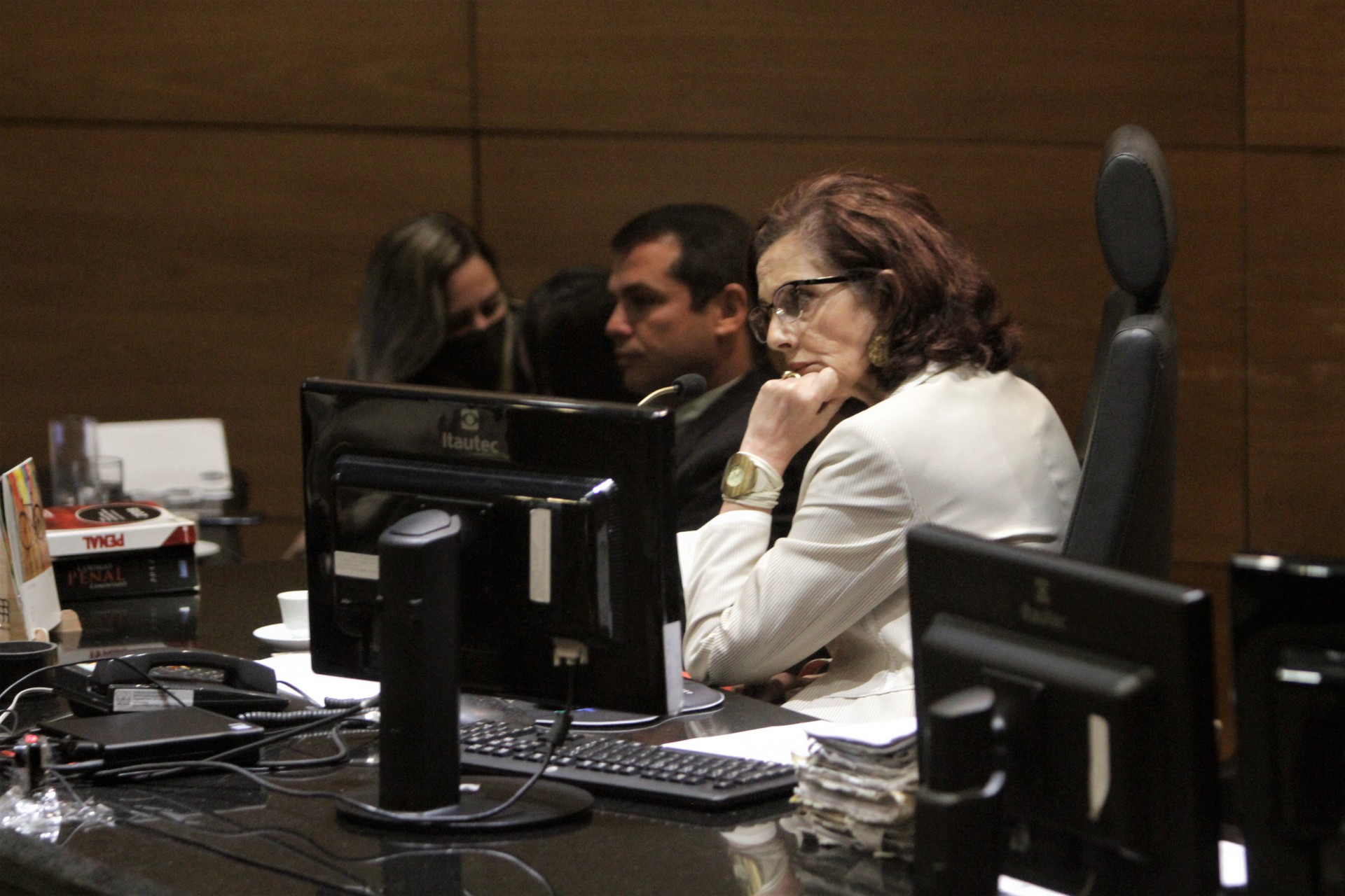 Ju&iacute;za Elizabeth Machado Louro conduz audi&ecirc;ncia do caso Henry Borel - Marcos Porto/ Ag&ecirc;ncia O Dia