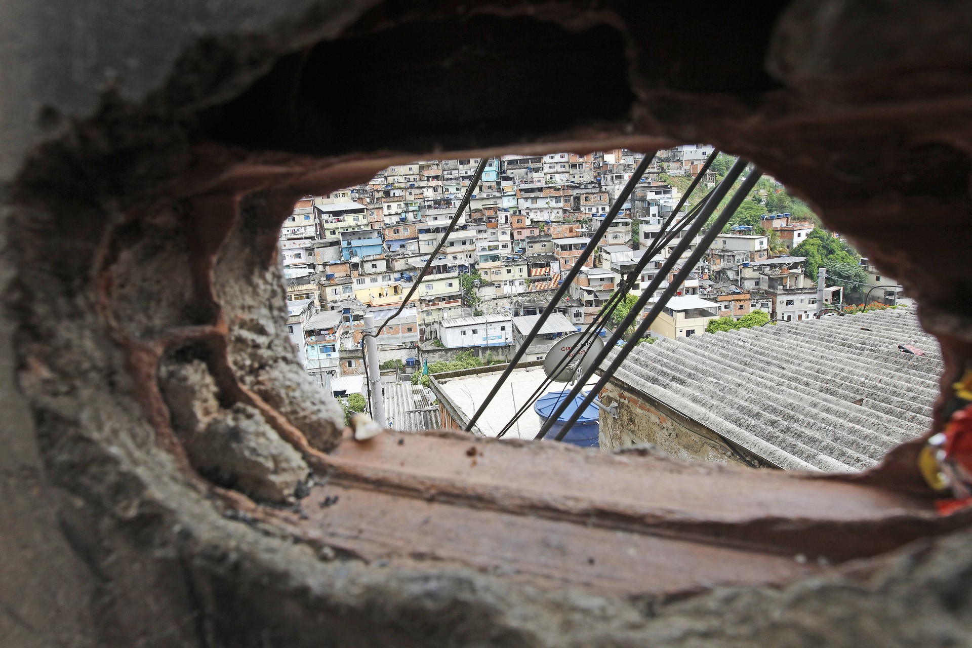 Seteira encontrada no Morro do Turano, no Rio Comprido - Reginaldo Pimenta / Arquivo O Dia