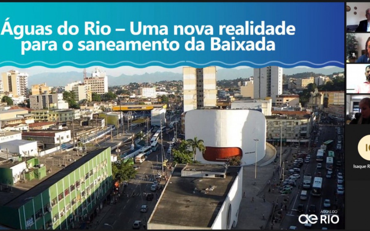A &Aacute;guas do Rio apresenta investimentos e a&ccedil;&otilde;es em saneamento durante reuni&atilde;o