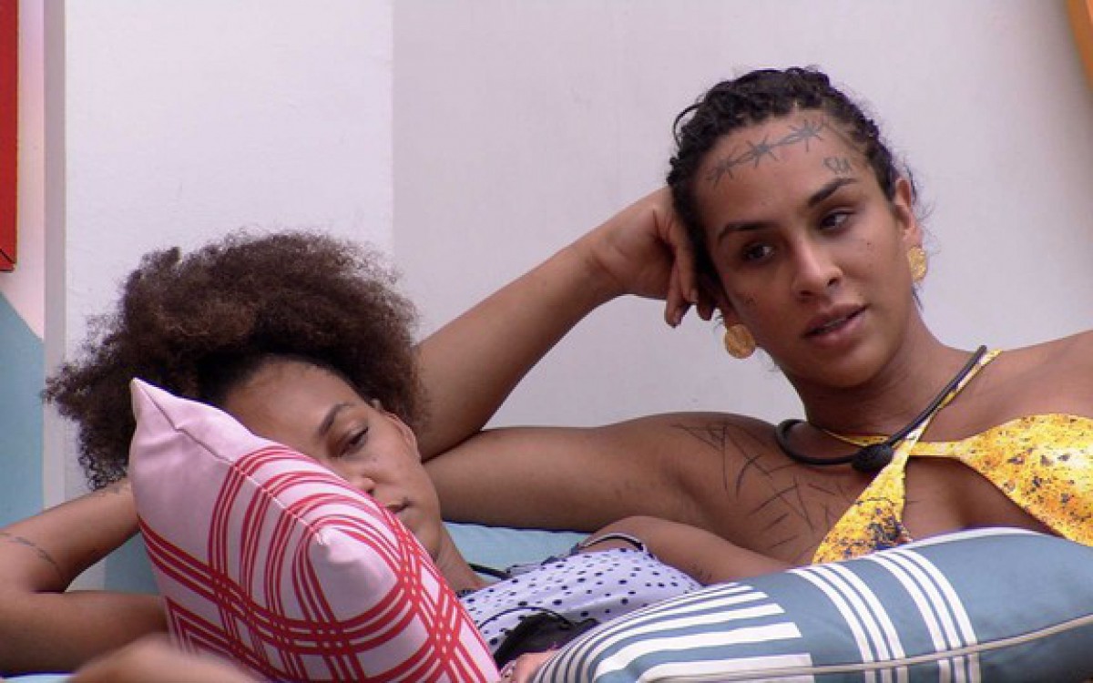 Linn da Quebrada fala sobre beijo entre Natália e Eliezer - reprodução da TV Globo