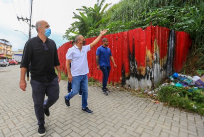 Prefeito Waguinho solicita ao Governo do Estado contenção de encostas para Belford Roxo