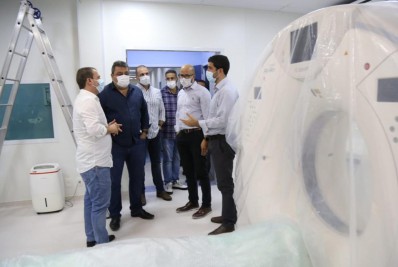 Hospital de Saracuruna recebe visita do Secretário de Estado de Saúde