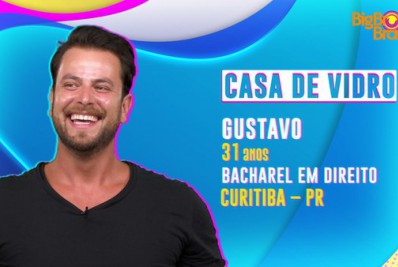 Internautas não aprovam entrada de Gustavo, da casa de vidro, no 'BBB 22' 