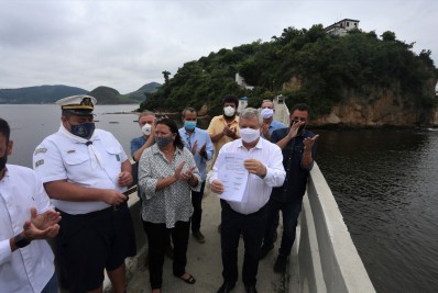 Axel Grael dá início as obras de restauração da Ilha da Boa Viagem