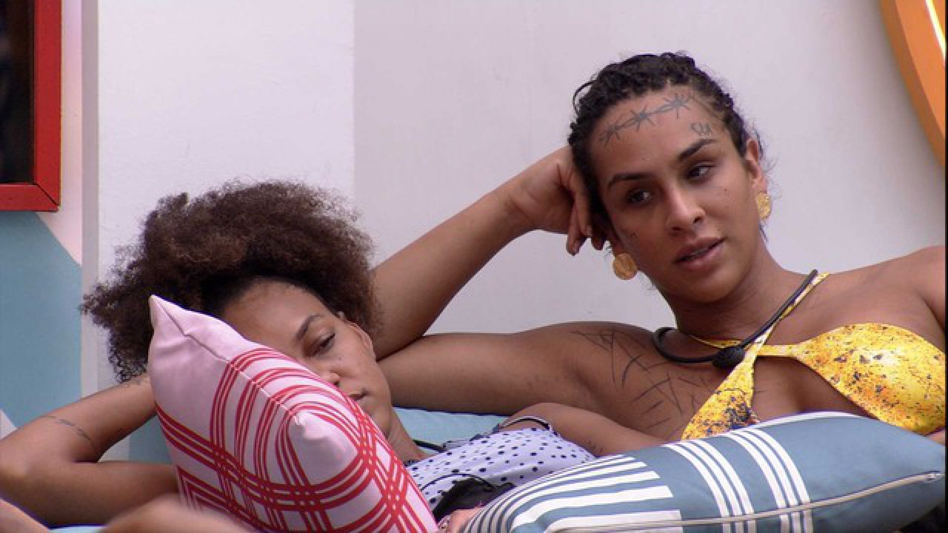 Linn da Quebrada fala sobre beijo entre Natália e Eliezer - reprodução da TV Globo