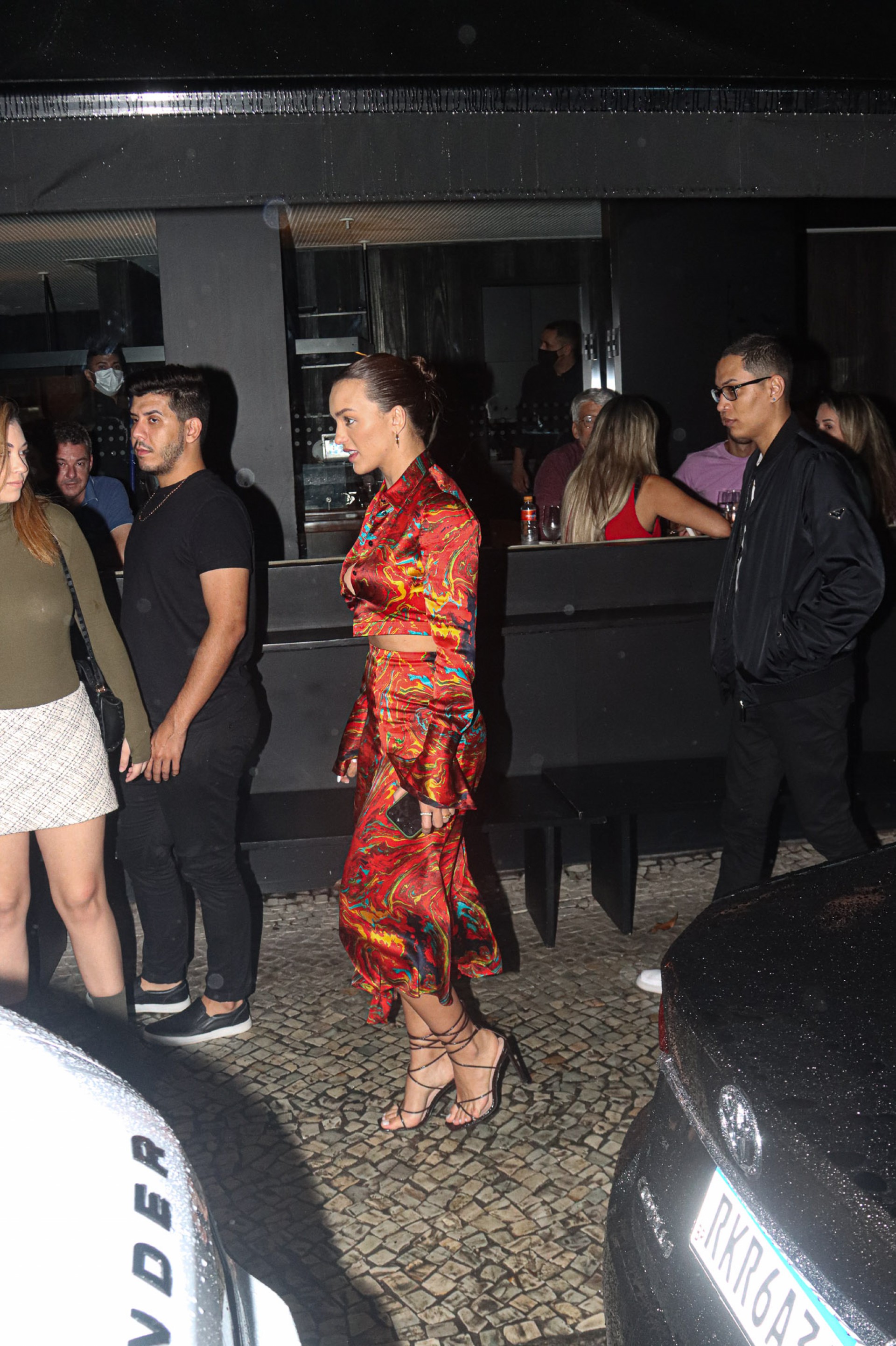 Rafa Kalimann janta com amigos em restaurante do Leblon, na Zona Sul do Rio - Delson Silva / Ag. News