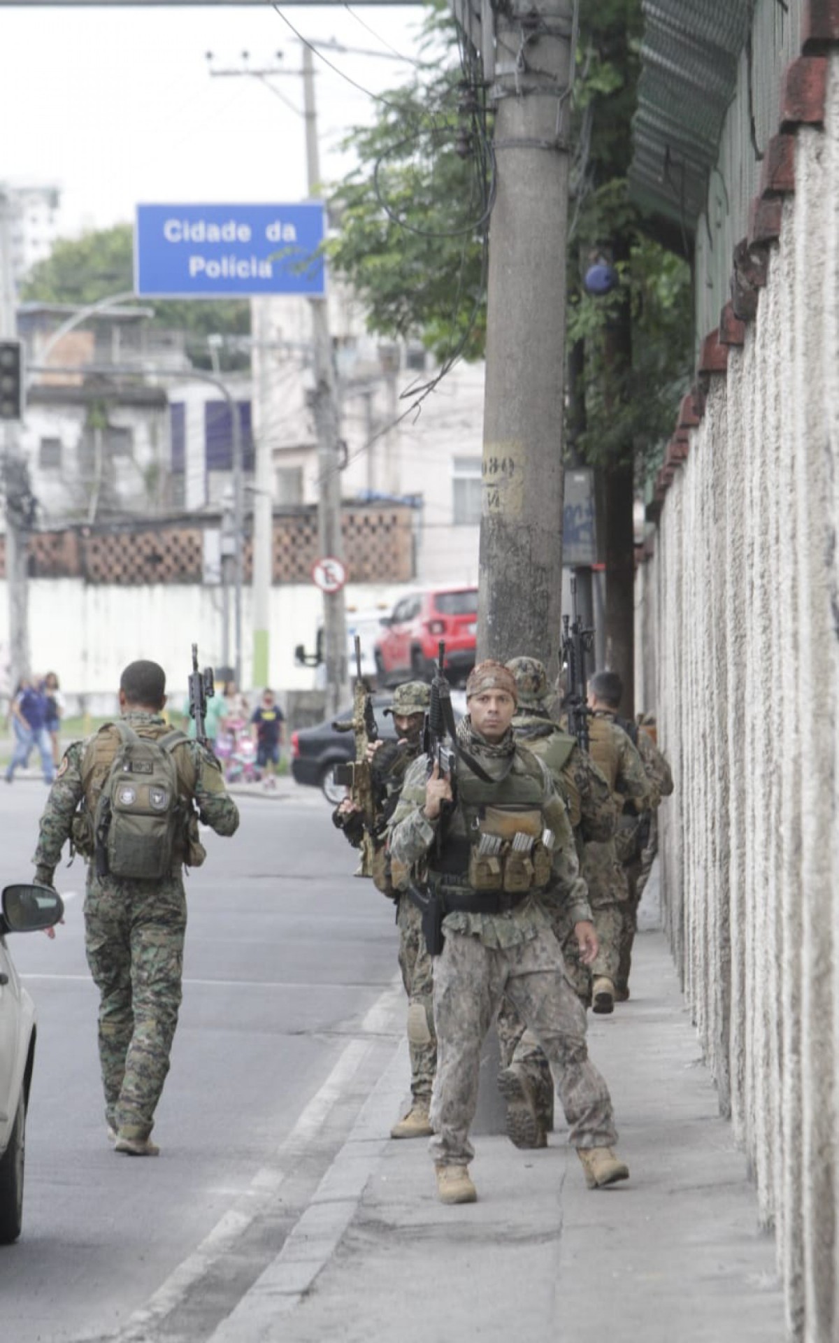 PM diz que ação é um policiamento ordinário da PM na região - Marcos Porto / Agência O Dia