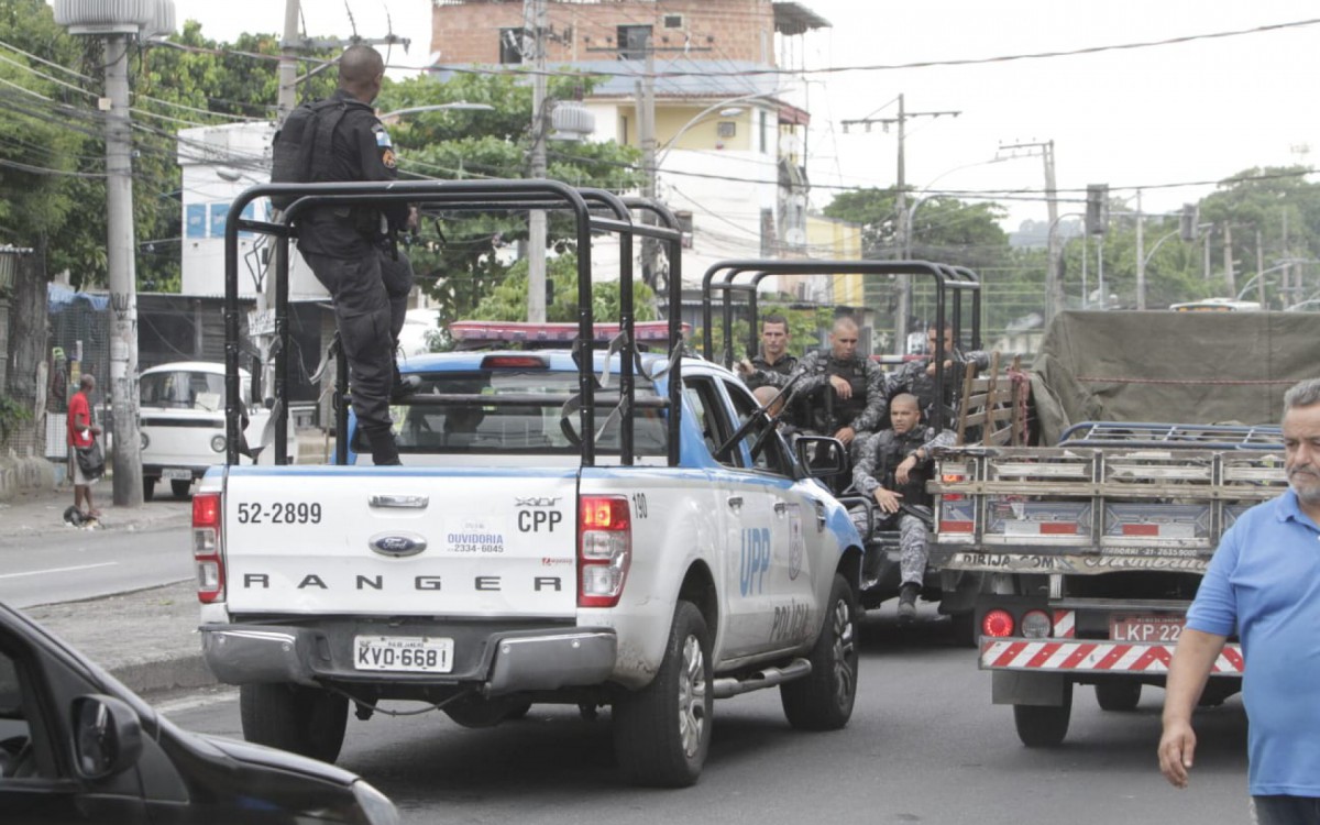PM diz que ação é um policiamento ordinário da PM na região - Marcos Porto / Agência O Dia