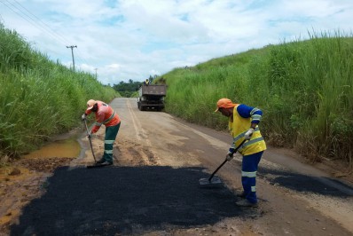 RJ-125: Obras solicitadas por indicação do deputado Eurico Jr. são iniciadas