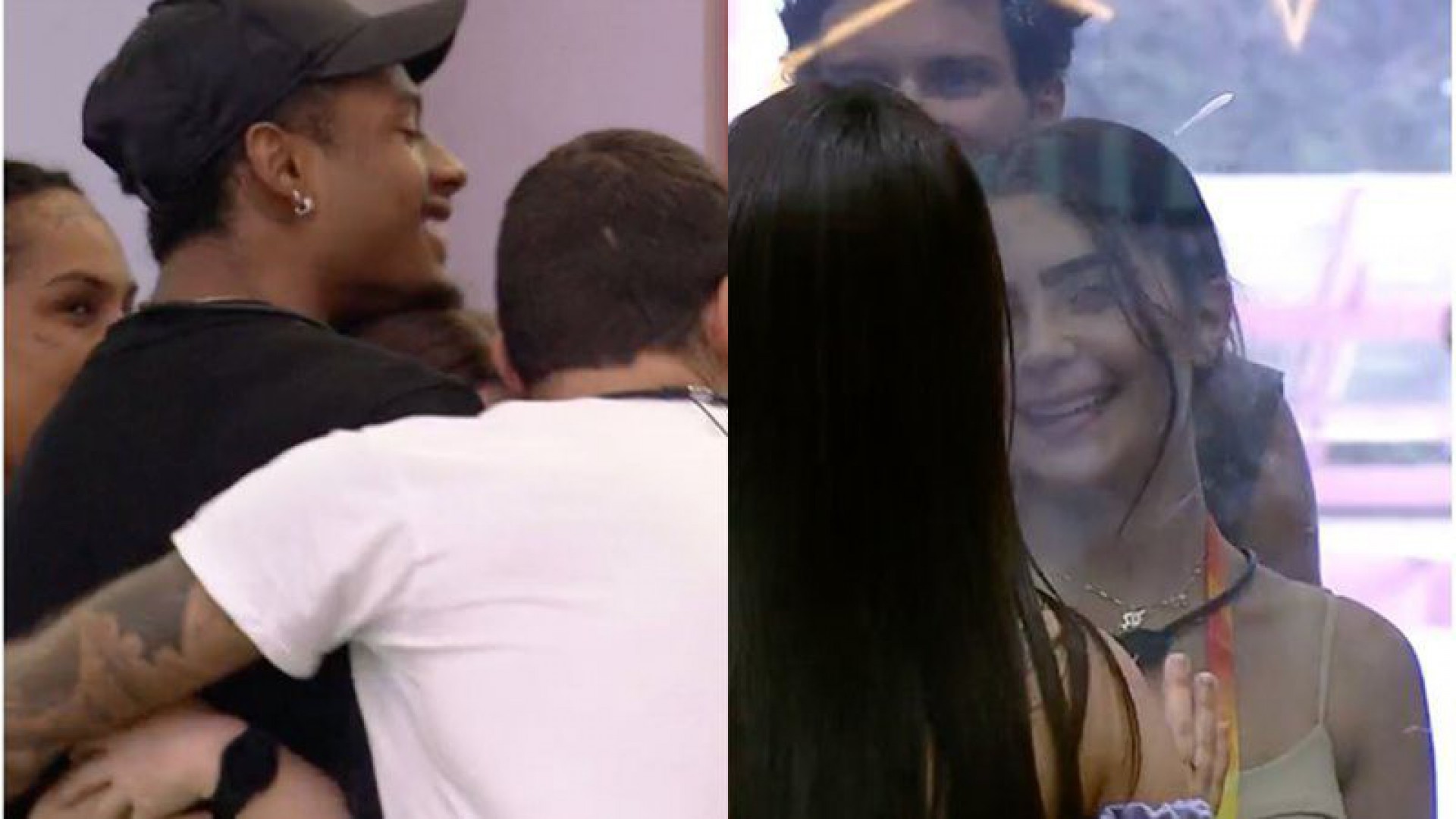 Larissa conta para Jade e Paulo André que o público torce pelo casal - Reprodução Internet