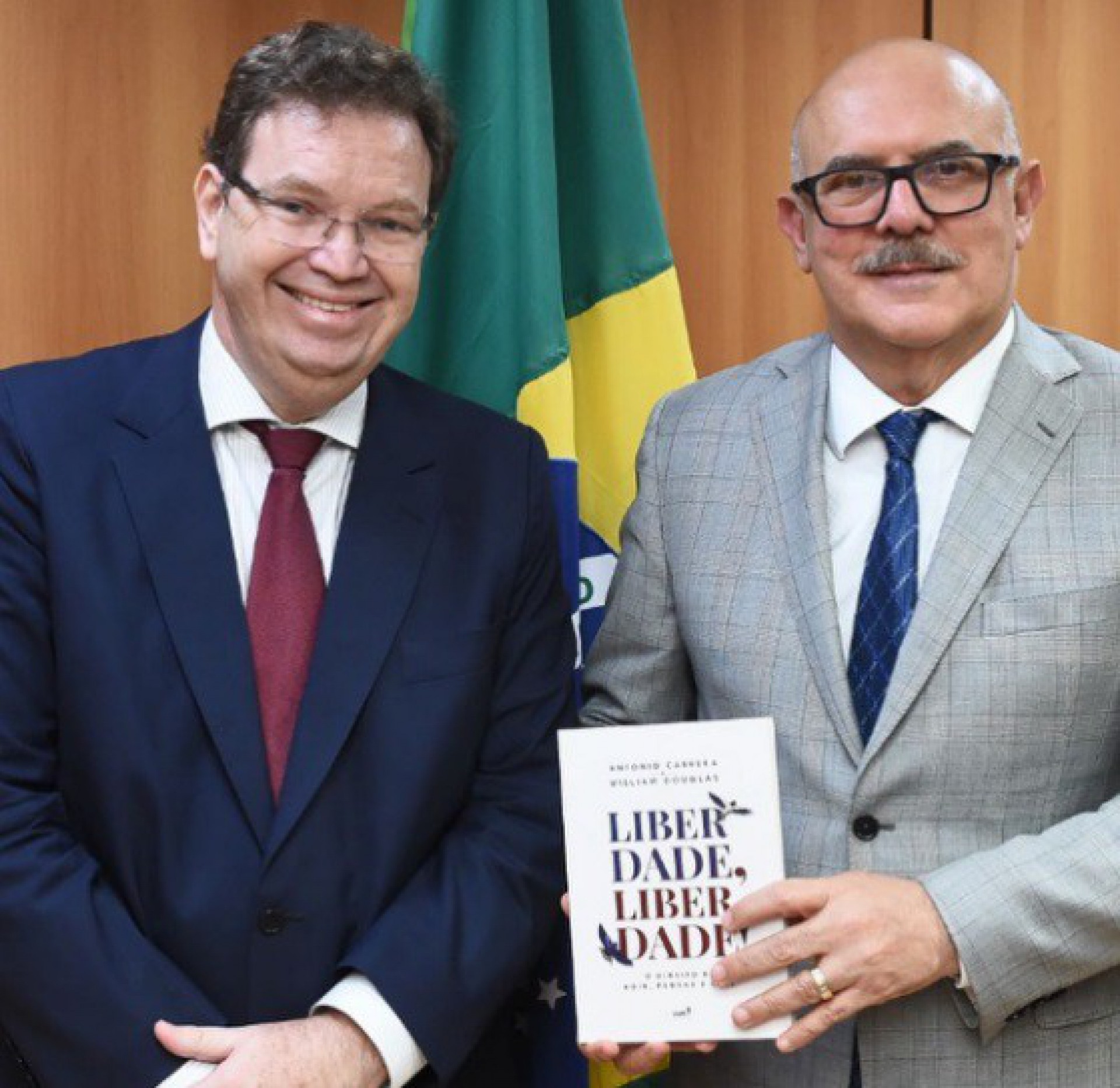 William Douglas e o Ministro da Educação, Professor Milton Ribeiro - Divulgação