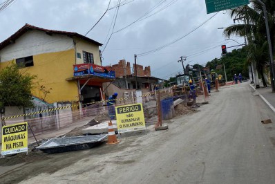 Entrada de Bacaxá é interditada para obras de drenagem