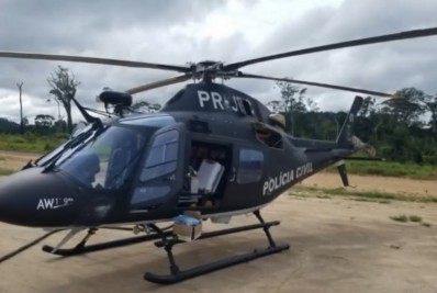 Polícia recebe helicóptero com câmera termográfica capaz de ajudar em incursões à noite