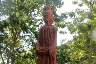 Campo de São Bento ganha escultura de São Francisco de Assis