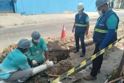 Implantação de rede de água beneficiará mais de 3 mil moradores da comunidade do Sebinho, em Mesquita