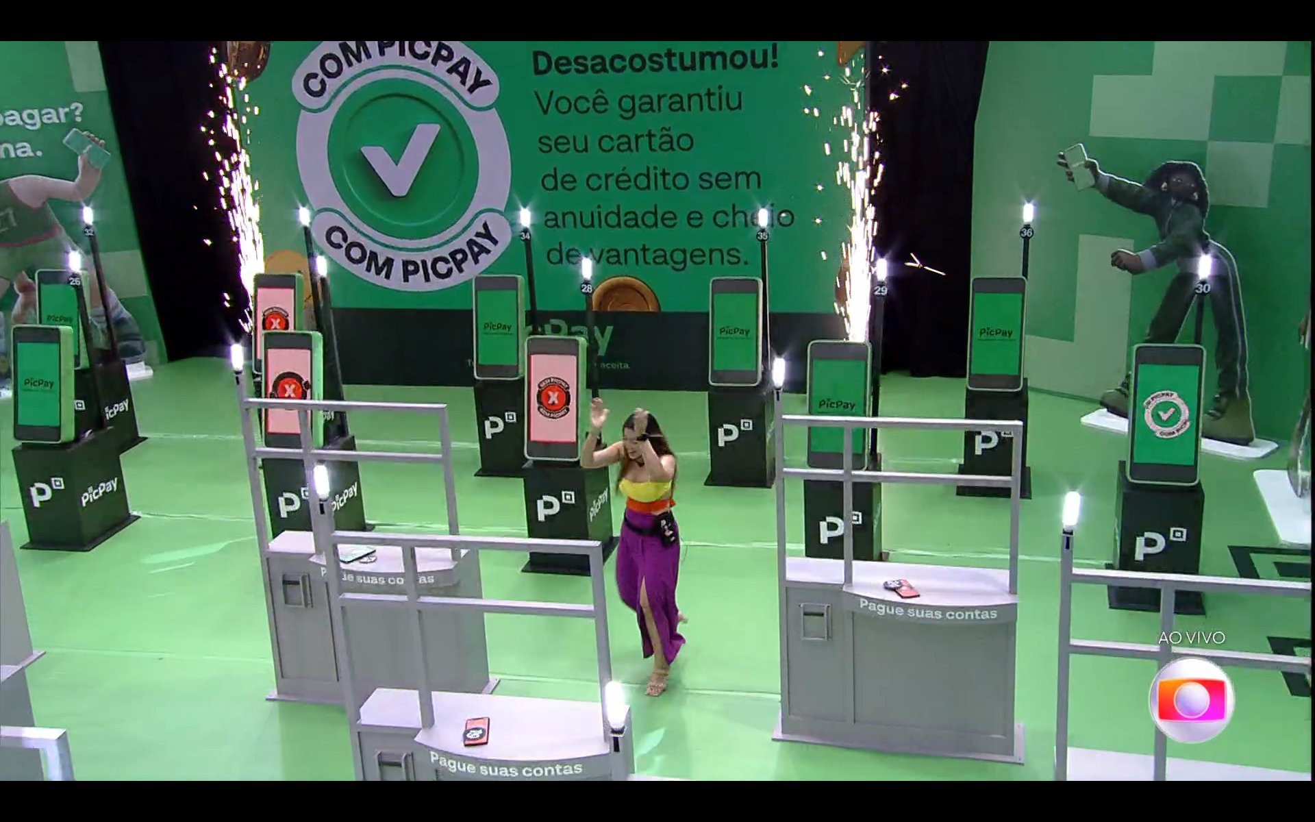 Laís foi a vencedora da prova Bate e Volta - Reprodução