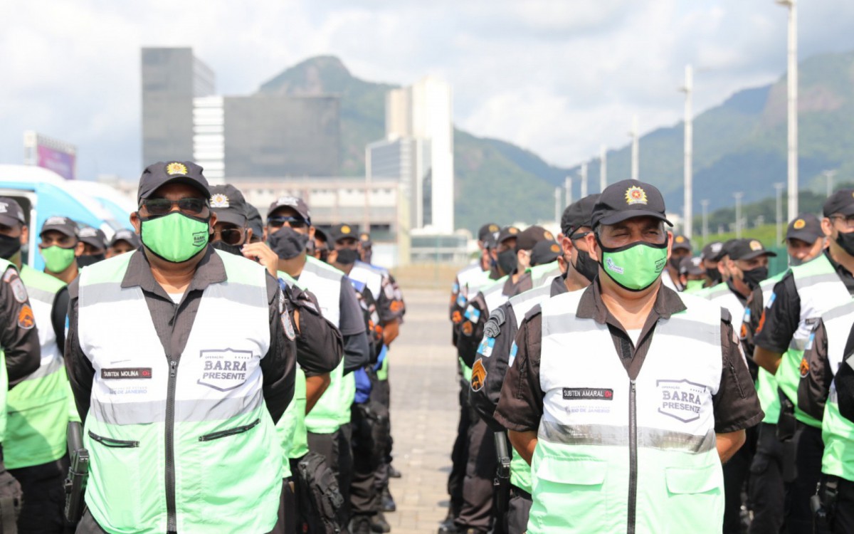Governador Cláudio Castro anuncia a ampliação do Segurança Presente da Barra - Rafael Campos / Divulgação