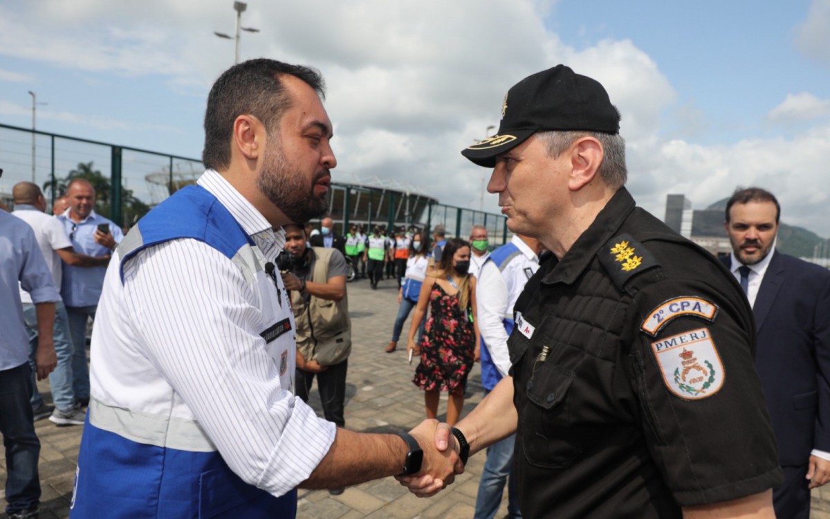 Governador Cláudio Castro anuncia a ampliação do Segurança Presente da Barra - Rafael Campos / Divulgação