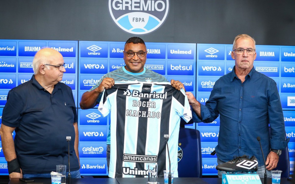 Roger Machado &eacute; o novo t&eacute;cnico do Gr&ecirc;mio