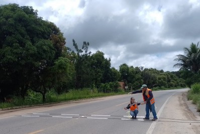 DER-RJ instala contador de veículos em Saquarema