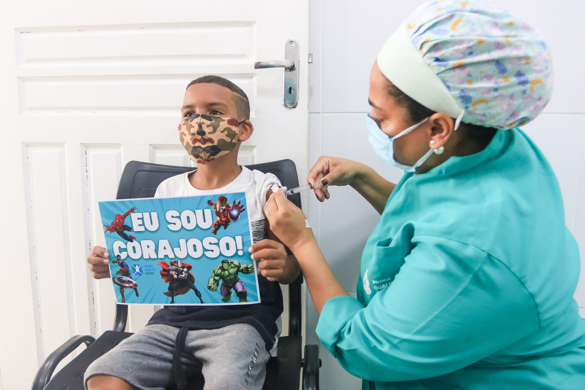 Vacinação infantil contra Covid-19 em Saquarema - ASCOM Saquarema
